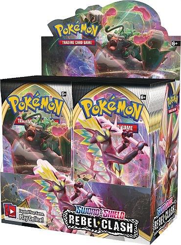rebelclashboosterboxjpg - Poke Trade Center | Buy & Sell Premium Pokémon Cards